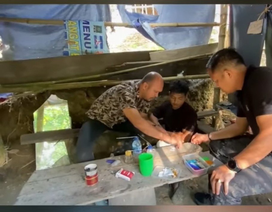 Medan Police Raid in Sibolangit