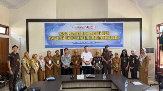 The Bone Bolango Prosecutor's Office assists village governments in achieving village development