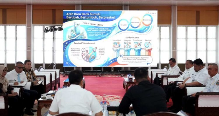 Gubernur Bobby Beri Waktu 6 Bulan Bagi Heru Mardiansyah Bawa Kemajuan Bank Sumut