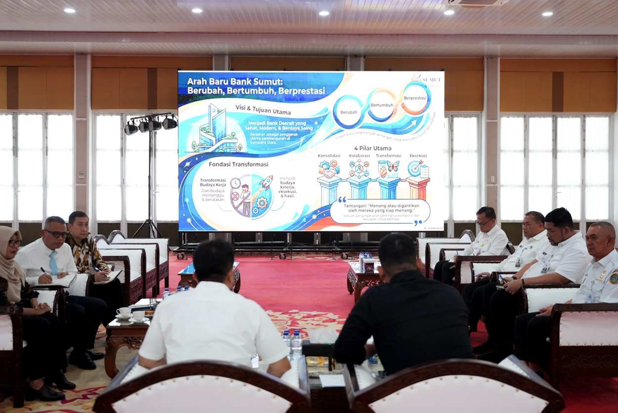 Gubernur Bobby Beri Waktu 6 Bulan Bagi Heru Mardiansyah Bawa Kemajuan Bank Sumut