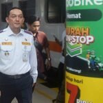 Street lighting on the main road to Kualanamu Airport still undergoing maintenance