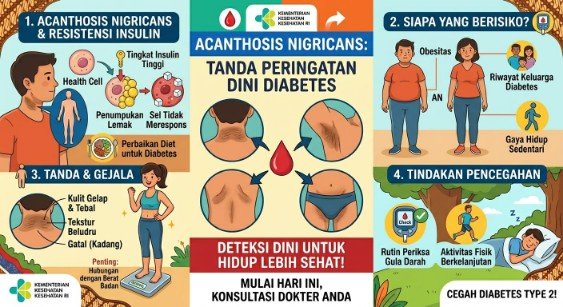 Acanthosis Nigricans Sebagai Peringatan Dini Diabetes