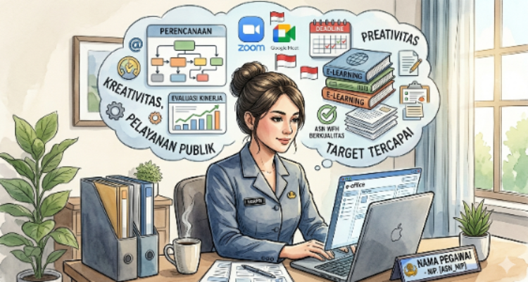 Pemerintah Terapkan Implementasi WFH Bagi ASN Mulai 1 April Perjalanan Dinas Diefisiensikan