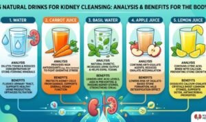 5 natural drinks for kidney cleansing: analysis and benefits for the body