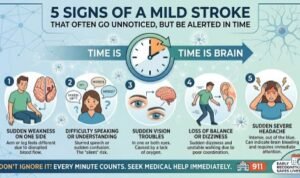 5 signs of a mild stroke that often go unnoticed, but be alerted in time