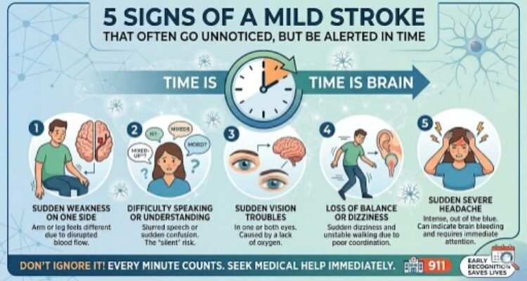 5 signs of a mild stroke that often go unnoticed, but be alerted in time