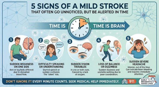 5 signs of a mild stroke that often go unnoticed, but be alerted in time