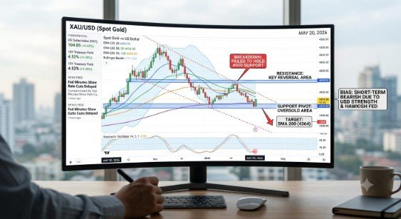 Gold Price Forecast and Analysis Today, Wednesday, May 20, 2026: Wait and See
