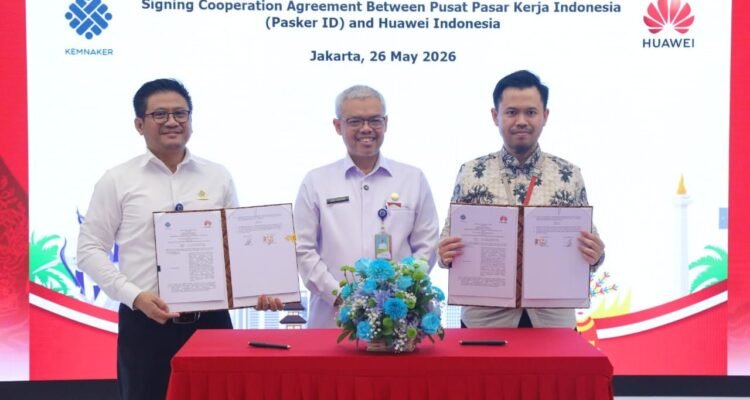 Ministry of Labor and Huawei Indonesia strengthen cooperation on personnel development and internship programs