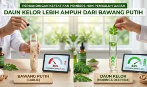 Moringa leaves are more effective than garlic for cleansing blood vessels