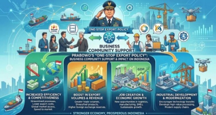 Prabowo's 'one-stop export policy' receives support from the business community. What impact will this have on Indonesia?