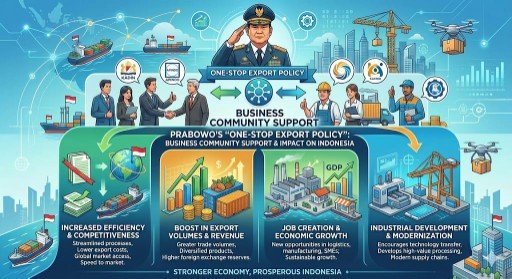 Prabowo's 'one-stop export policy' receives support from the business community. What impact will this have on Indonesia?