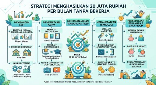 Strategy to earn 20 million rupiah per month without working