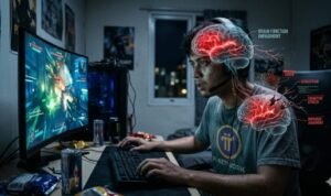 The impact of children playing games on their mobile phones: gradual brain damage