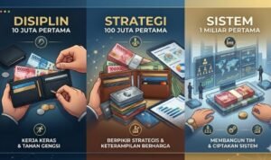 Wallet Evolution: The difference between earning your first 10 million IDR, 100 million IDR, and your first 1 billion IDR!