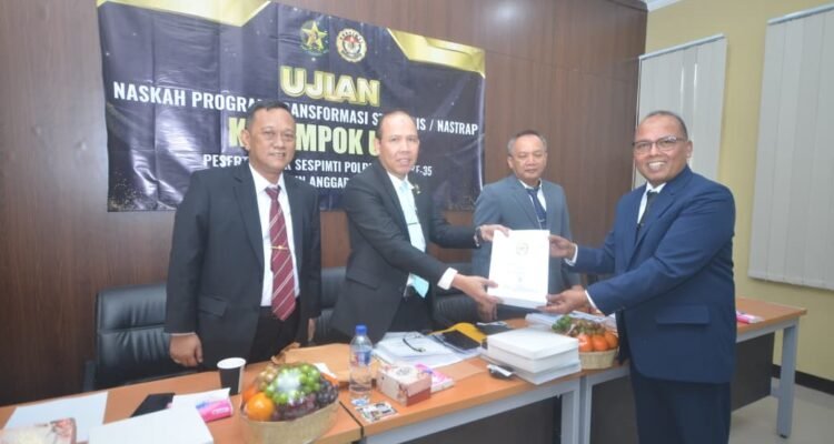 Academic presentation by Sugeng Riyanta promotes strategic ideas for optimizing the handling of criminal cases