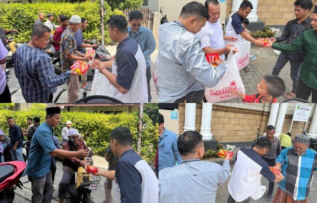 Knocking on Heaven's Door Five Pegadaian Medan branches join forces to spread kin