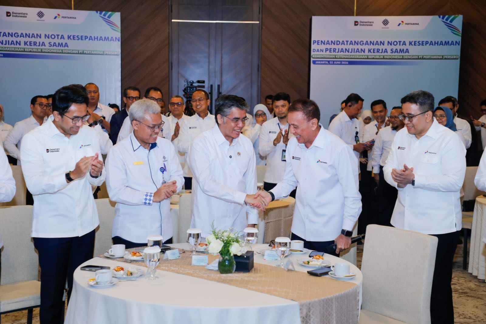 Ministry of Labor and Pertamina collaborate on human capital development and vocational training in the field of occupational safety and health (K3)