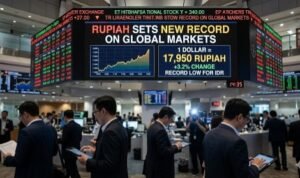 Rupiah sets new record on global markets: 1 dollar is worth 17,950 rupiah