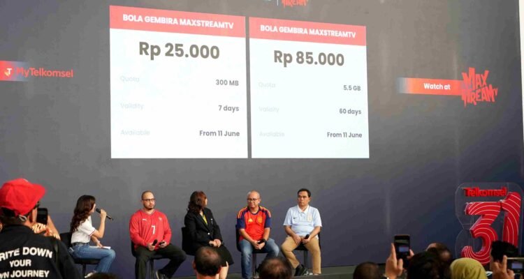 Telkomsel and TVRI offer 100,000 free access points to Bola Gembira MAXStream TV, including the 2026 World Cup