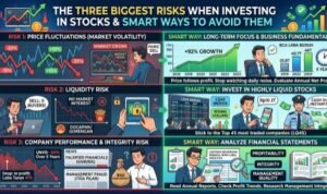 The three biggest risks when investing in stocks and smart ways to avoid them