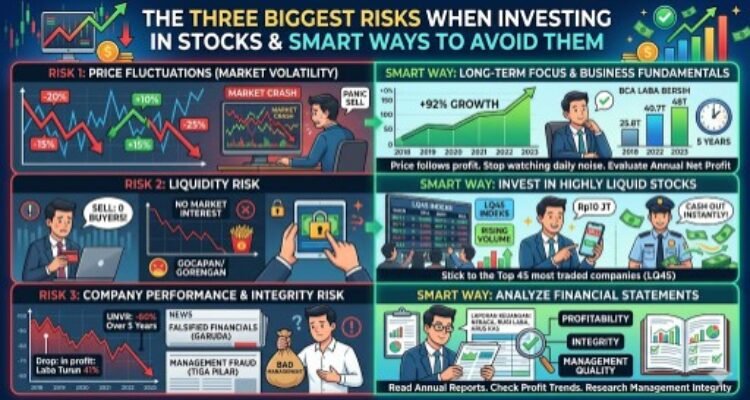 The three biggest risks when investing in stocks and smart ways to avoid them