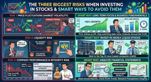 The three biggest risks when investing in stocks and smart ways to avoid them