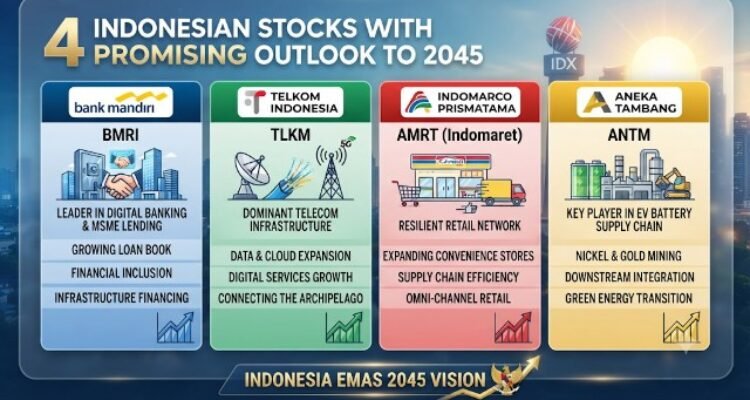 4 Indonesian Stocks with Promising Outlook to 2045