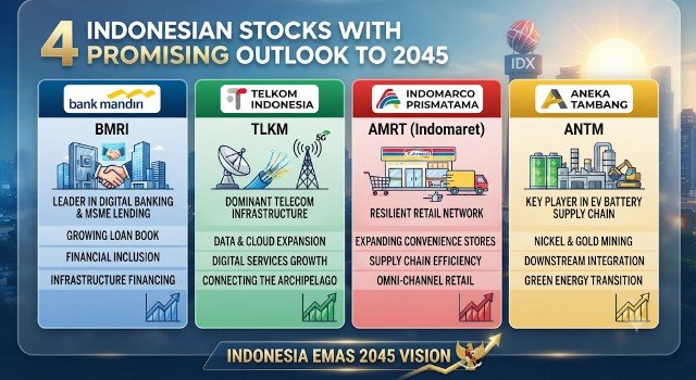 4 Indonesian Stocks with Promising Outlook to 2045