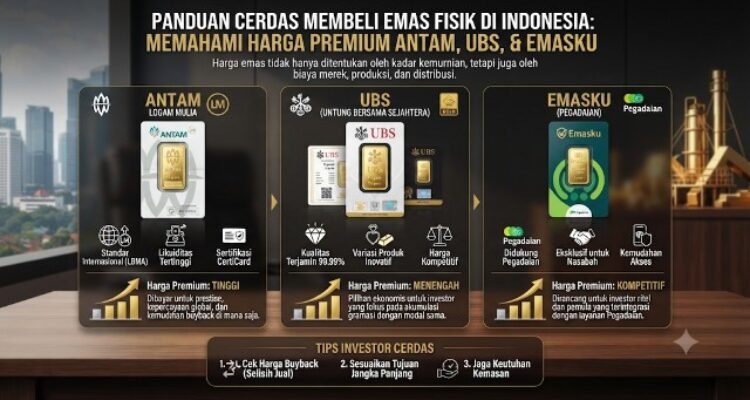 A smart guide to buying physical gold in Indonesia Understanding the premium of Antam, UBS and Emasku