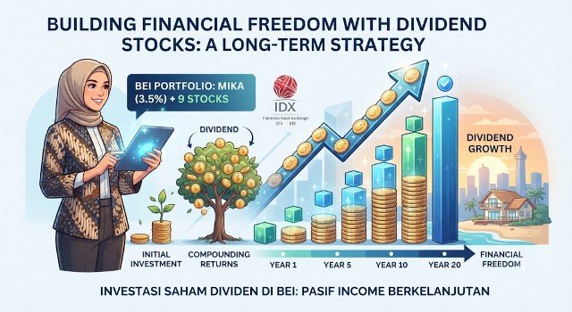 Building Financial Freedom with Dividend Stocks: A Long-Term Strategy