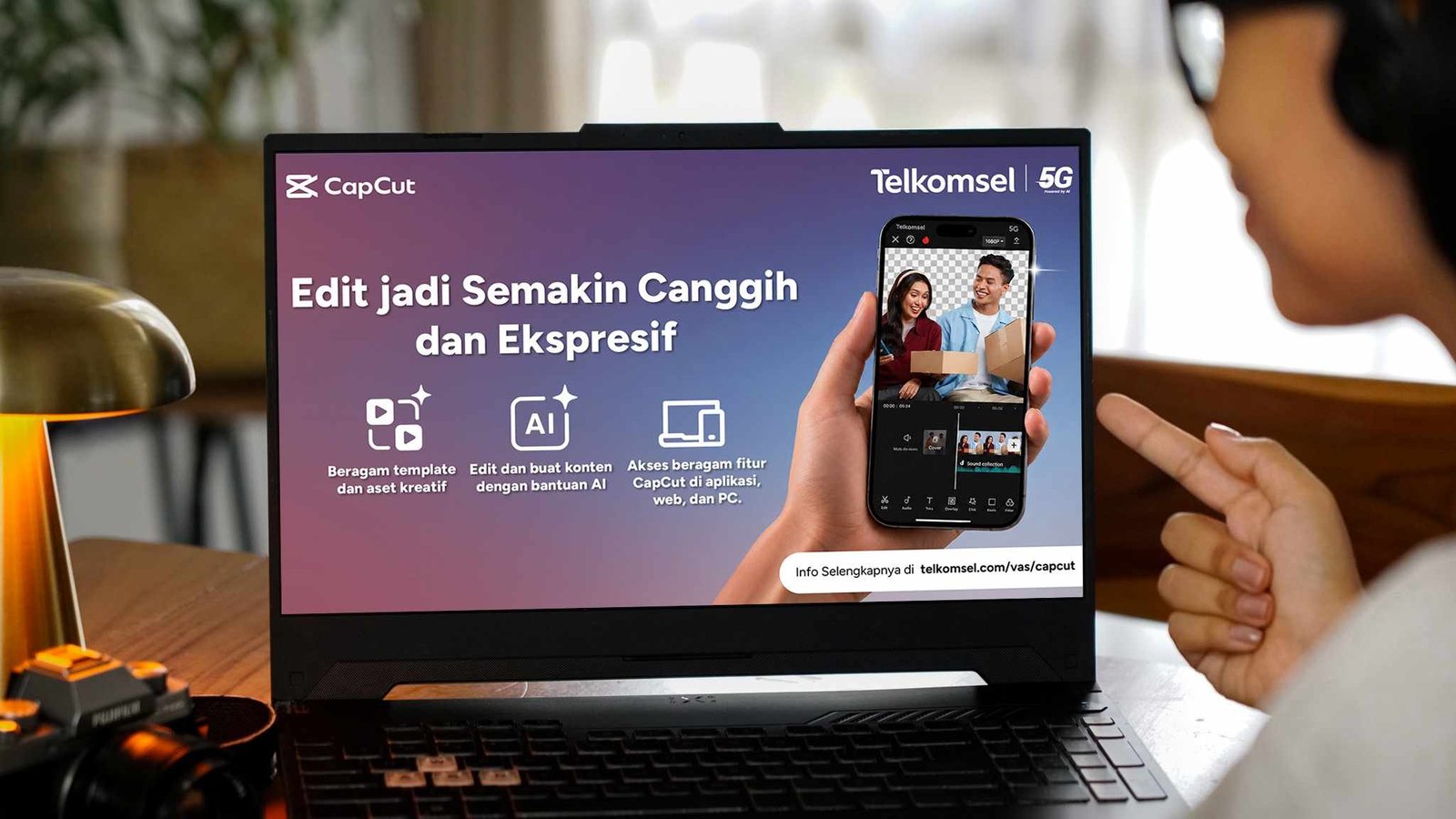 Edit, upload, repeat: CapCut now available on MyTelkomsel