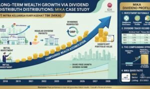 Long-term wealth growth via dividend distributions a case study of PT Mitra Keluarga Karyasehat Tbk MIKA