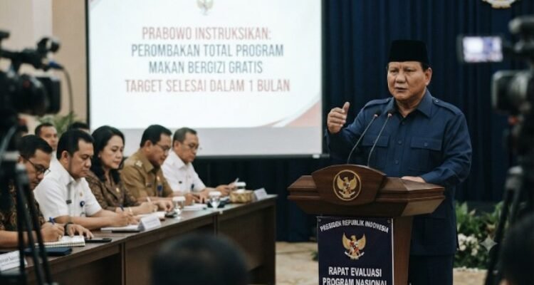 Prabowo orders a complete overhaul of the free nutritious meals program, aiming for completion within a month
