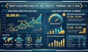 Today's Gold Price Analysis and Forecast Thursday, July 9, 2026
