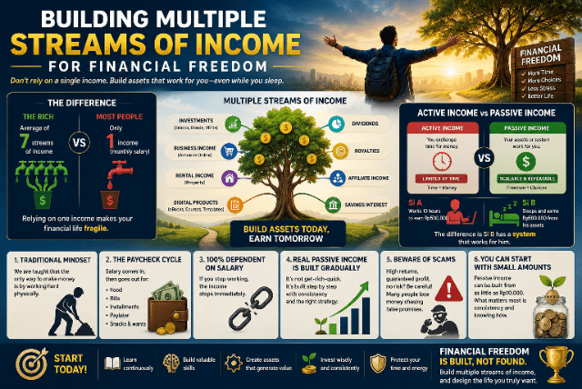 Building Multiple Streams of Income for Financial Freedom