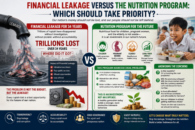Financial leakage versus the nutrition program: which should take priority?