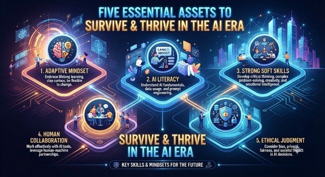 Five essential assets to survive and thrive in the AI era Five essential assets to survive and thrive in the AI era