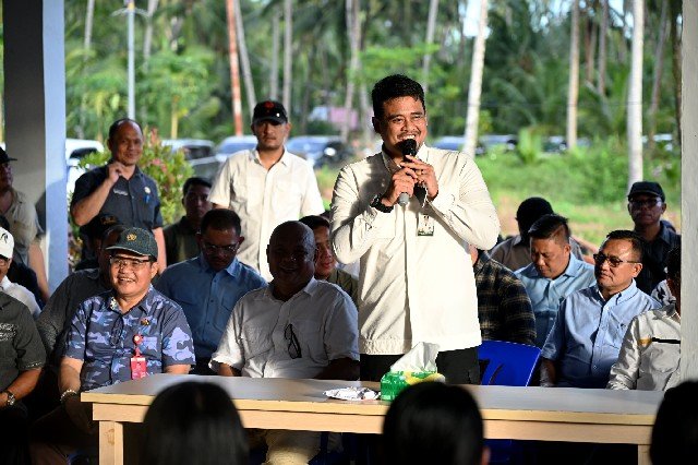 Governor Bobby Nasution builds 2 billion rupiah coconut production center in North Nias
