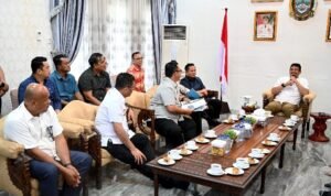Governor Bobby Nasution urges regional administrators on the Nias Islands to accelerate proposals for Provincial Financial Support (BKP) for 2027