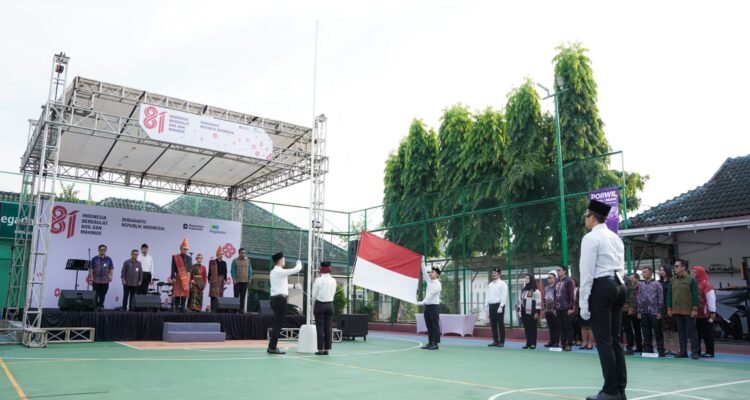 Pegadaian Medan Celebrates Indonesia's 81st Independence Day: Pegadaian Employees Encouraged to Maximize Community Gold Assets
