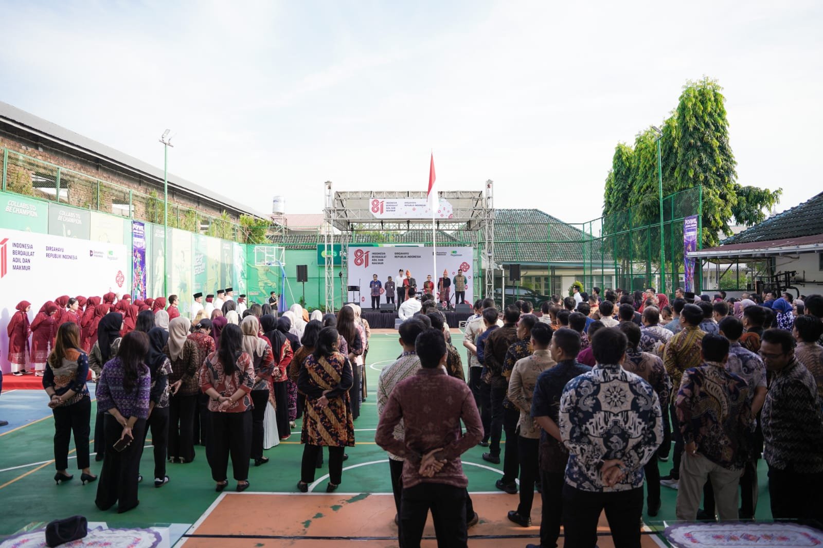 Pegadaian Medan Celebrates Indonesia's 81st Independence Day: Pegadaian Employees Encouraged to Maximize Community Gold Assets