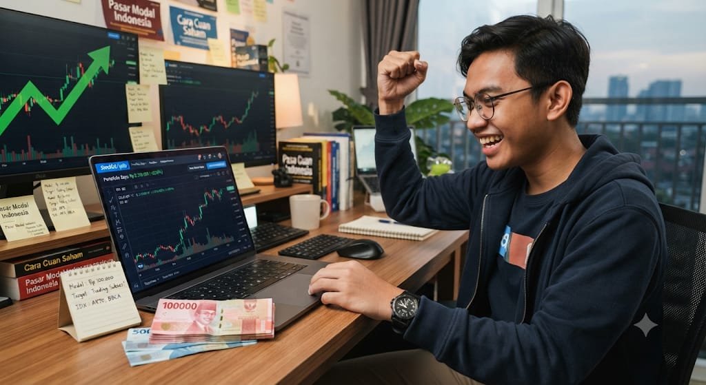 The story of a young investor who conquered the stock market with just 100,000 rupiah in capital