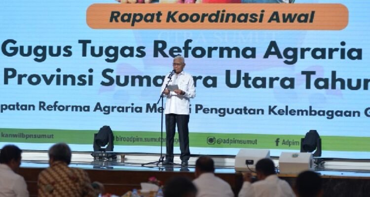 Agrarian reform must have a positive impact on the economy of the people of North Sumatra