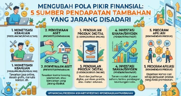 Changing your financial mindset: 5 sources of extra income you rarely discover
