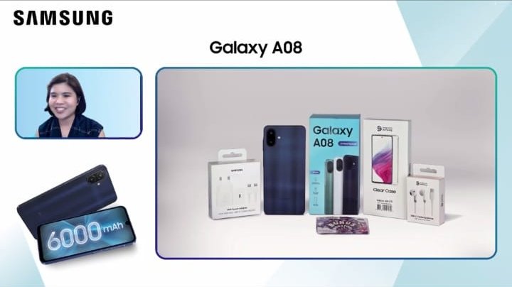Mengusung Baterai Besar 6000 mAh Samsung Galaxy A08 Cocok Menjadi Ponsel Harian